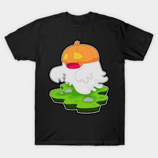 Ghost Halloween Pumpkin T-Shirt